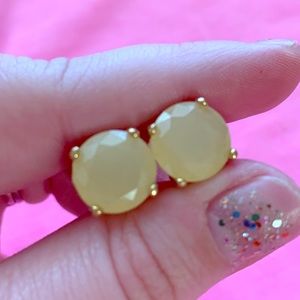 kate spade gumdrop earrings in cream